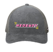 Corduroy Trucker Hat (Grey)